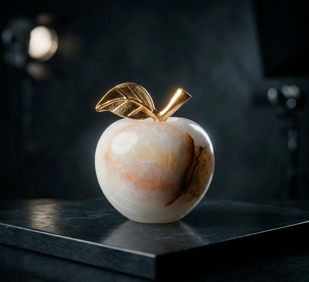 Elegant Marble Apple Decoration piece 8 Pcs